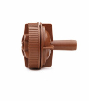 Válvula Automática de Lavado Netafim 16 mm Dentada Marrón